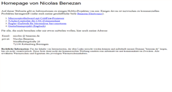 Desktop Screenshot of nicolas.benezan.de